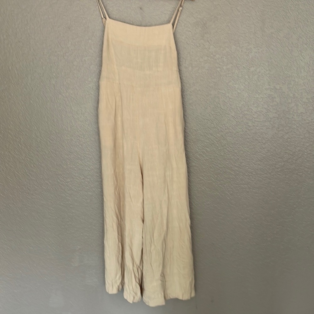 Women Overall beige color Size Small